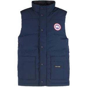 Canada Goose, Heren, Jassen, Blauw, Maat: L Katoen,