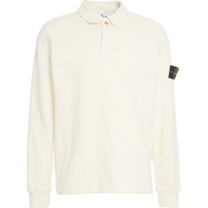 Stone Island, Heren, Tops, Wit, Maat: 2XL