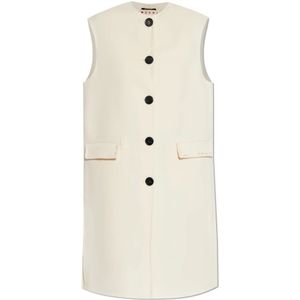 Marni, Dames, Jassen, Beige, Maat: XS Wol,