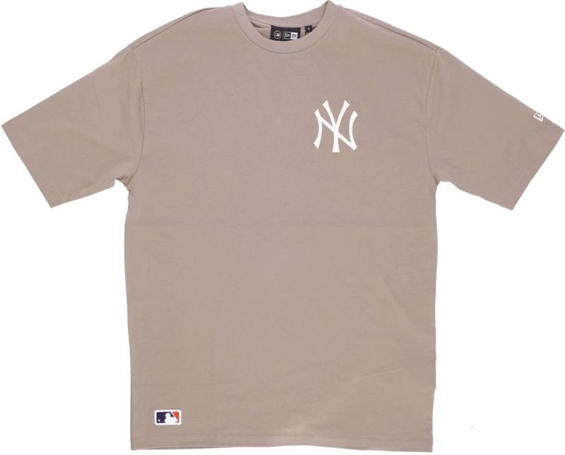 New Era - ESSNTLS LC OS TEE NEYYAN - T-Shirt - Grijs - 100% Katoen