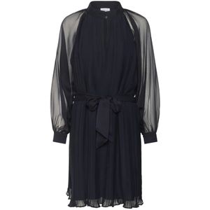 Saint Tropez, Dames, Jurken, Zwart, Maat: XS Leer,