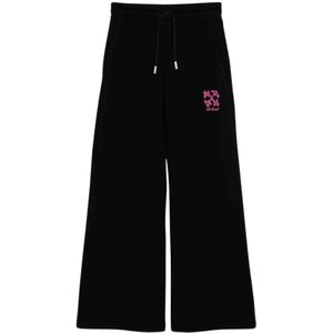 Off White, Dames, Broeken, Zwart, Maat: M
