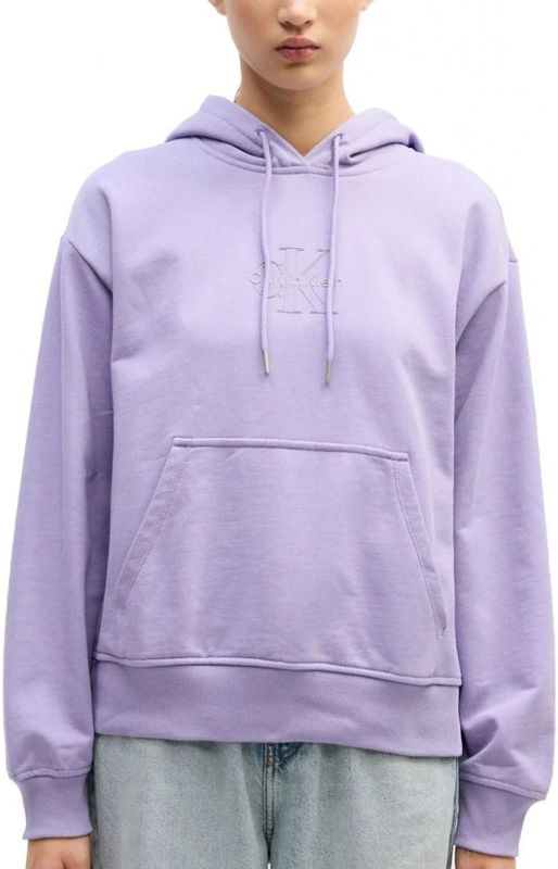 Calvin Klein - Sweatshirt - Soft Lavender - Capuchon met Trekkoord - Regular Fit