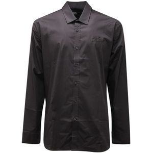 Karl Lagerfeld, Heren, Overhemden, Zwart, Maat: M