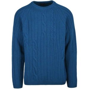 Daniele Fiesoli, Heren, Truien, Blauw, Maat: L Wol,