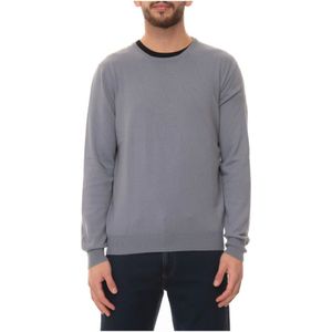 Gran Sasso, Heren, Truien, Blauw, Maat: M Wol,