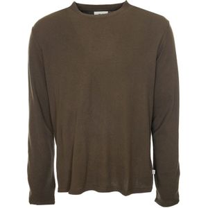 Nn07 - Longsleeve - Groen - Katoen-Modal Mix