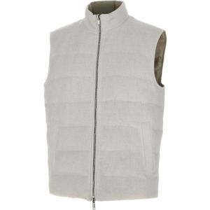 Eleventy, Heren, Jassen, Wit, Maat: L Linnen,