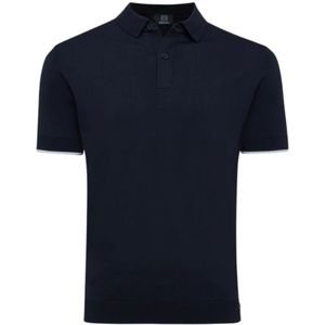 Genti, Heren, Tops, Blauw, Maat: M