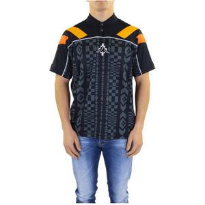 Marcelo Burlon - Folk Kappa Soccer Polo Jacket - Tussenjas - Zwart