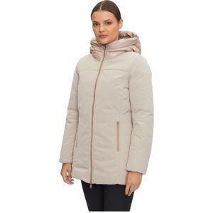 Geox, Dames, Mantels, Beige, Maat: S Nylon,