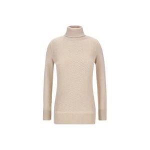 Woolrich Trendy Dames Trui met Uniek Ontwerp , Beige , Dames , Maat: S