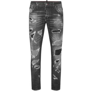 Philipp Plein, Heren, Jeans, Zwart, Maat: W29