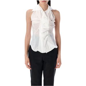 Vivienne Westwood, Dames, Blouses & Shirts, Wit, Maat: XS Katoen,