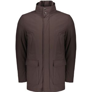 Herno, Heren, Jassen, Bruin, Maat: L Leer,