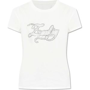 Zadig & Voltaire, Dames, Tops, Beige, Maat: L Katoen,