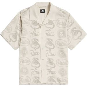 Patta, Heren, Overhemden, Beige, Maat: M