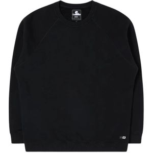 Edwin, Heren, Sweatshirts & Hoodies, Zwart, Maat: S Katoen,