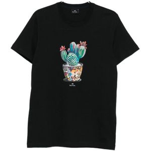 Paul Smith, Heren, Tops, Zwart, Maat: M Katoen,