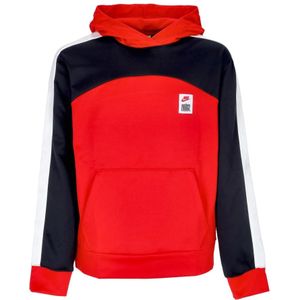 Nike, Heren, Sweatshirts & Hoodies, Rood, Maat: XL Poliester,