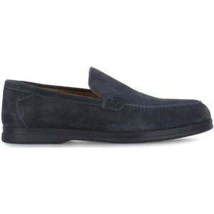 Doucal's, Heren, Schoenen, Blauw, Maat: 40 EU Leer,