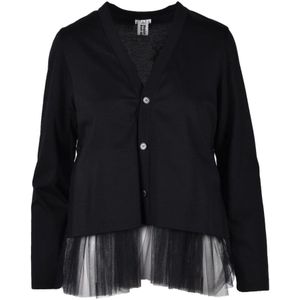 Comme des Garçons, Dames, Truien, Zwart, Maat: S Katoen,