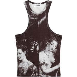 Soulland, Dames, Tops, Veelkleurig, Maat: 2Xs/Xs Polyamide,