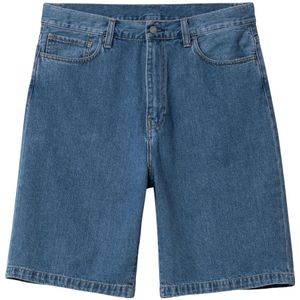 Carhartt Wip, Dames, Korte broeken, Blauw, Maat: W30 Denim,
