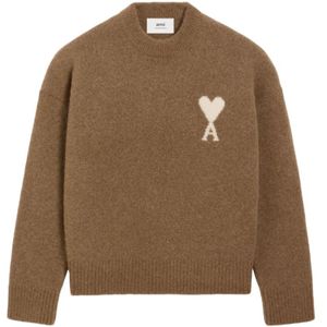 Ami Paris, Dames, Truien, Bruin, Maat: S Wol,