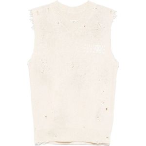 MM6 Maison Margiela, Heren, Truien, Beige, Maat: L