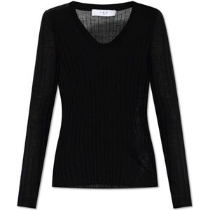 Iro, Dames, Truien, Zwart, Maat: XS Wol,