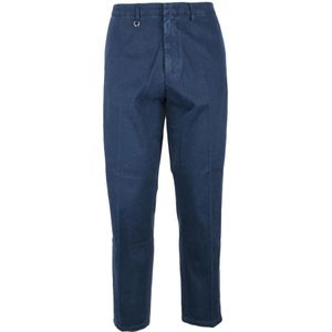 Dondup, Heren, Broeken, Blauw, Maat: W34 Katoen,