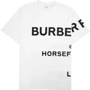 Burberry, Heren, Tops, Wit, Maat: 2XS