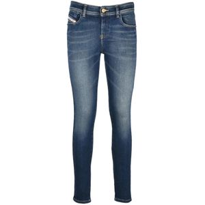 Diesel, Dames, Jeans, Blauw, Maat: W27 Katoen,