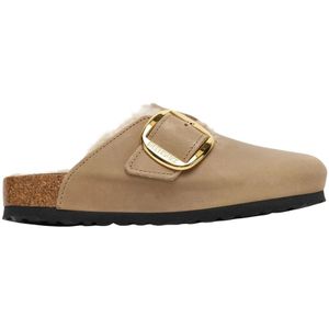 Birkenstock, Heren, Schoenen, Beige, Maat: 37 EU Suède,