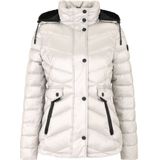 Gil Bret - Gewatteerde Jas - Beige - Dames - Met Afneembare Capuchon