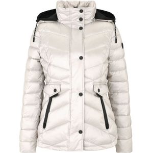 Gil Bret - Gewatteerde Jas - Beige - Dames - Met Afneembare Capuchon