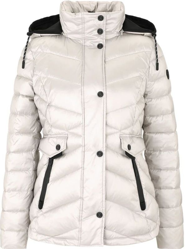 Gil Bret - Gewatteerde Jas - Beige - Dames - Met Afneembare Capuchon