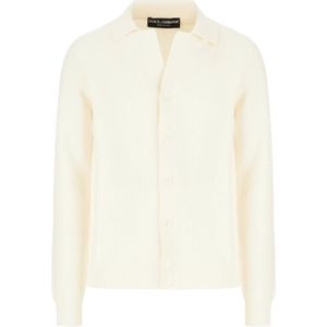 Dolce & Gabbana, Heren, Truien, Beige, Maat: L Katoen,