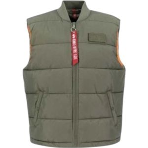 Alpha Industries, Heren, Jassen, Groen, Maat: S Taf,