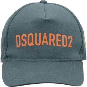 Dsquared2 Snapback Baseball Cap Katoen Geborduurd , Green , unisex , Maat: ONE Size