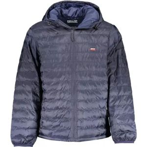 Levi's - Polyester Jas - Blauw - Met Capuchon - Meerdere Zakken