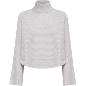 Alysi, Dames, Truien, Grijs, Maat: S Wol,