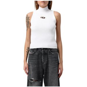 Diesel, Dames, Tops, Wit, Maat: L