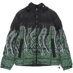 Octopus, Heren, Jassen, Zwart, Maat: XS Poliester,