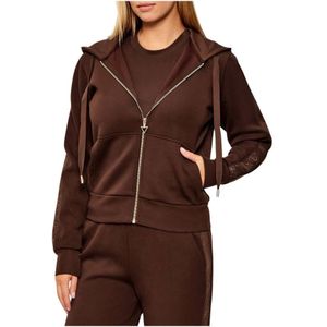 Guess, Dames, Sweatshirts & Hoodies, Bruin, Maat: M