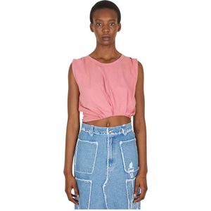 Lourdes, Dames, Tops, Roze, Maat: S Katoen,