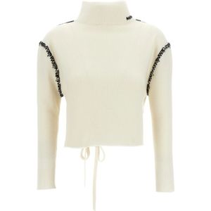 Marni, Dames, Truien, Wit, Maat: 2XS Wol,