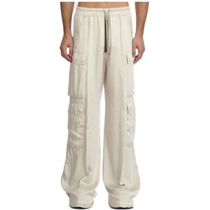 Rick Owens, Heren, Broeken, Grijs, Maat: S