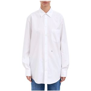 Dsquared2, Dames, Blouses & Shirts, Wit, Maat: XS
